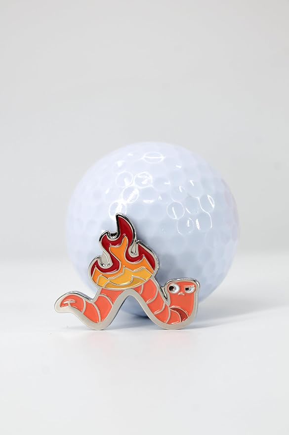 Funny Golf Ball Marker + Premium Magnetic Hat Clip | Unique Gift for Men & Women Golfers | Hilarious Golf Accessory for Any Golfer | NEW Designs!