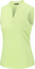 Womens Sleeveless Golf Polo Shirts Lightweight Tennis Sport Tops