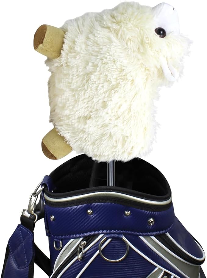 Scott Edward Golf Club Cover Fit Well for Driver or Fairway Wood Golf Club, Funny Cute Animal Design Soft Functional Golf Headcover Stylish Protection for Your Clubs for Men and Women