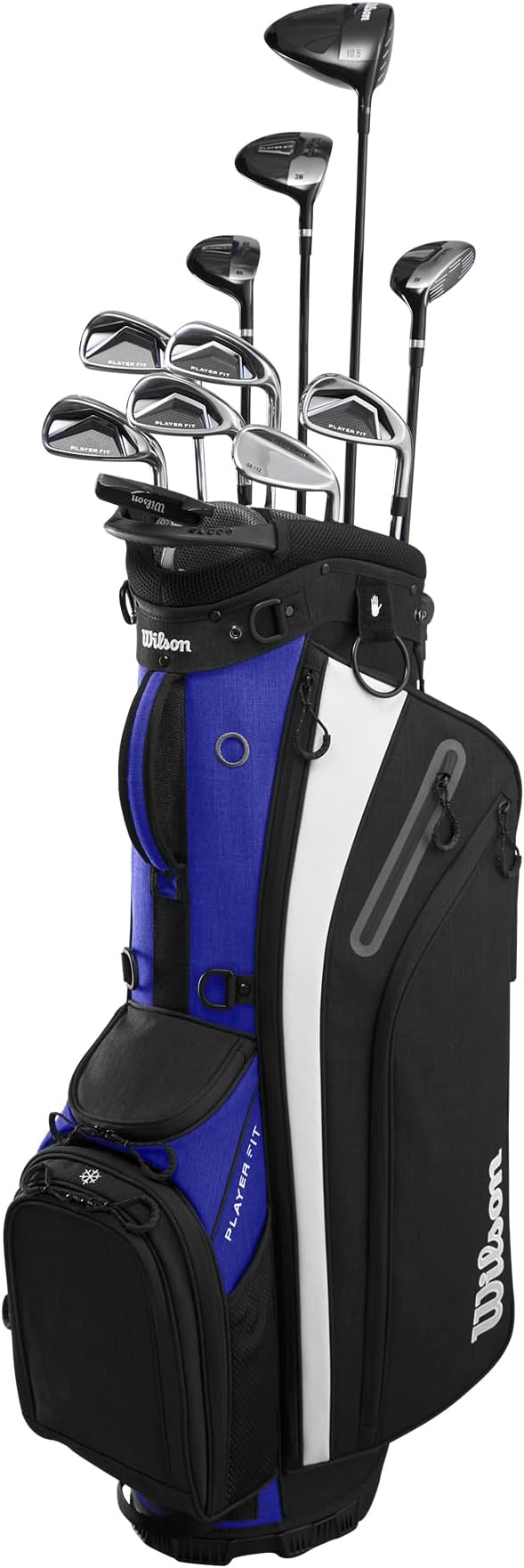 Wilson PlayerFit™ Complete Golf Set with Carry Bag - Men's Steel Golf Clubs