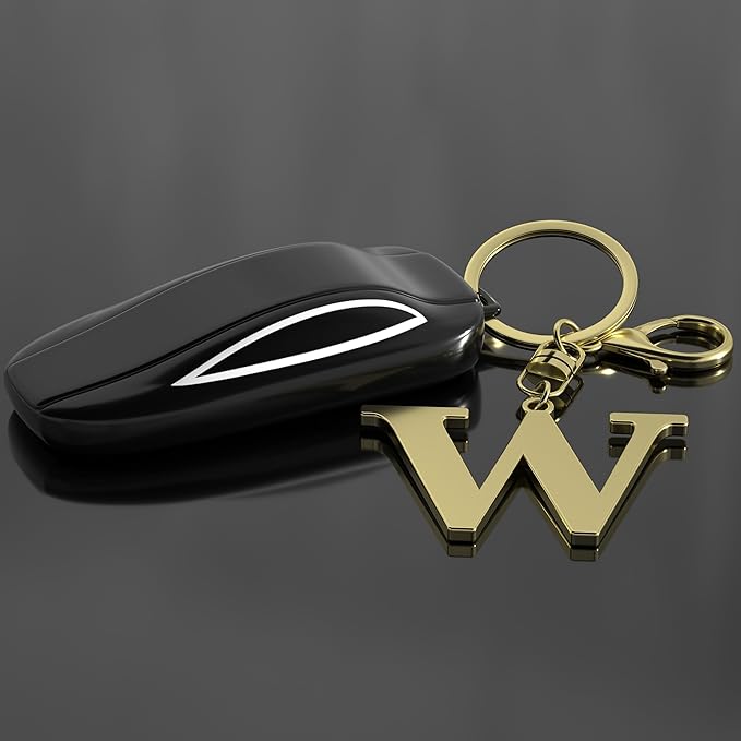Stainless Steel Gold Letter A-Z Keychain for Women Men, Initial Letter Pendant with Key Ring, Charms for Key Backpack Bag