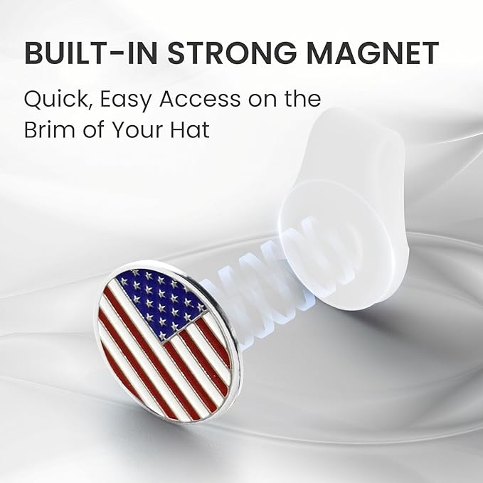 FINGER TEN Golf Ball Marker Hat Clip Magnetic Value 3 4 6 Pack Set Silicone Durable Removable Attaches Easily to Hats Caps Belt
