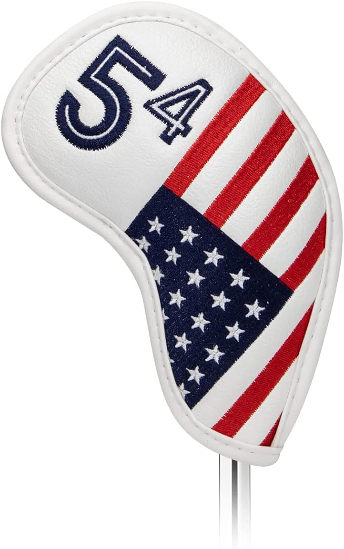 Golf Iron Head Covers Set Iron Headcover Wedge Cover Golf Iron Club Cover USA American Flag for PXG0311