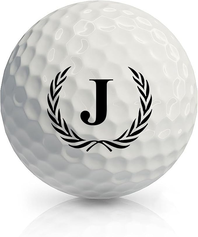 Personalized Golf Balls Gifts for Men, Unique Initial on Golf Balls, Custom Golf Balls, Golf Gifts for Dad, Mom and Golfers(12 Balls)