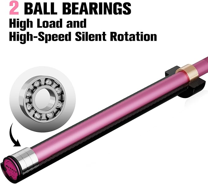 RITFIT 7FT Olympic Barbell for Strength and Weightlifting Training - 2 Inch Olympic Bar for Squat, Deadlift, Bench Press, Curl, Overhead Press - 500lbs/1000lbs/1500lbs Capacity