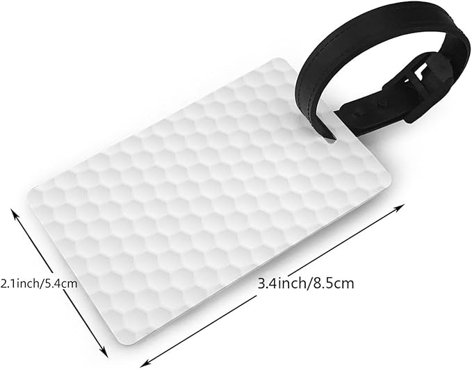 Golf Luggage Tag Suitcase Identify Labels Personalized Travel Bag Tag 2.5X4.1Inch
