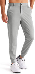 Libin Men's Golf Pants Joggers Lightweight 3 Pockets Slim Fit Soft Stretchy Tapered Work Dress Athletic