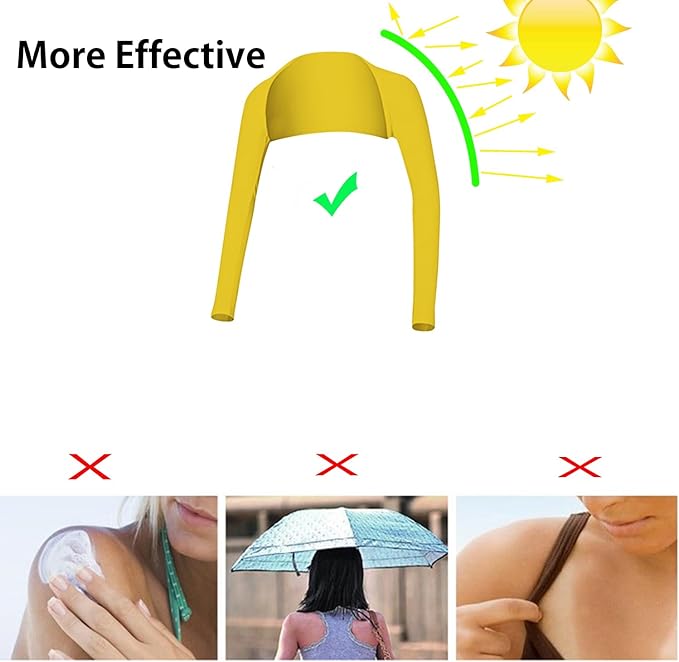 Advanced Cooling Shawl Arm Sleeve Sun Protection Comfortable & Breathable for Women Men