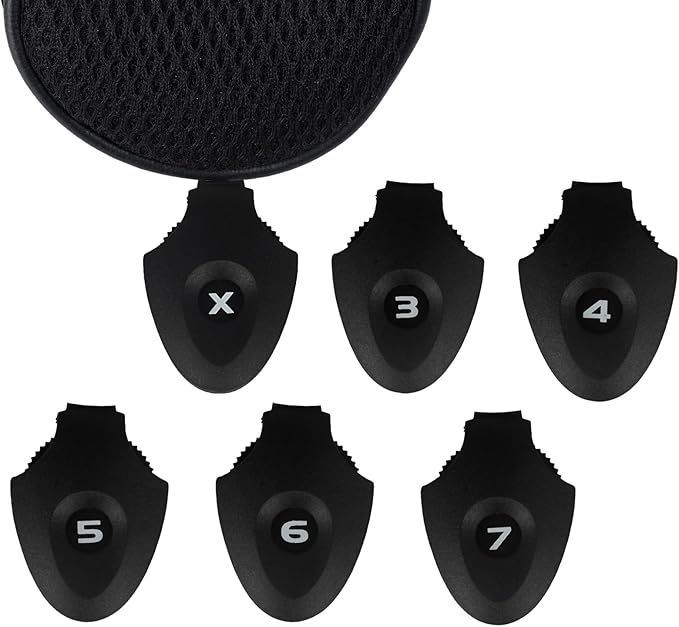 Andux 4 Pack Long Neck Golf Hybrid Club Head Covers Dial No. Tag CTMT-01