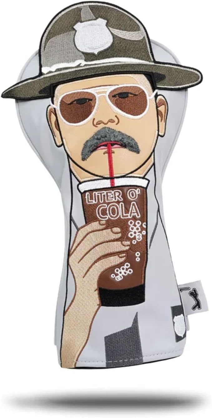Bogey Bros Headcover - Novelty Golf Headcovers – Funny Golf Head Covers, Driver Cover for All Weather Use, Funny Golf Club Covers with Elastic Necks & Embroidered Designs