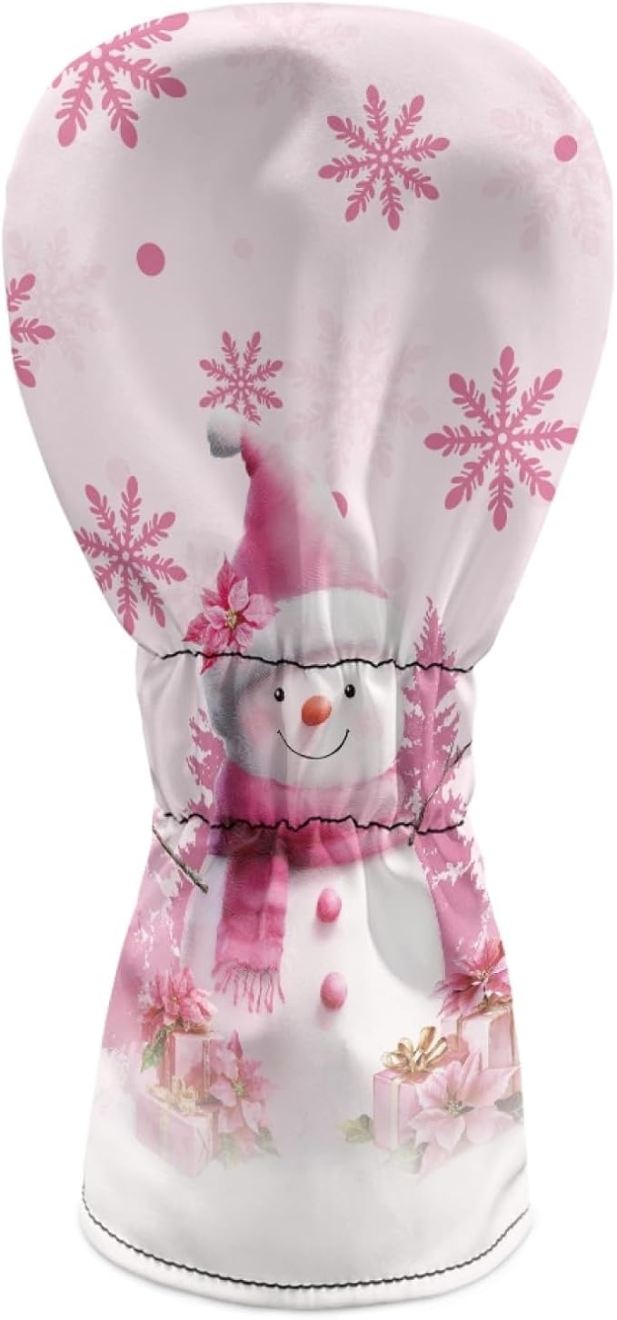 Golf Club Head Covers for Club Protective, Waterproof PU Leather Driver Fairway Wood Hybrid Head Cover