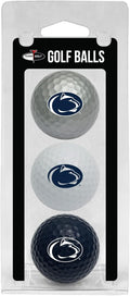 Team Golf NCAA Regulation Size Golf Balls, 3 Pack, Full Color Durable Team Imprint