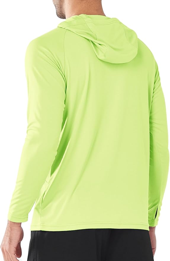 NORTHYARD Men's UPF 50+ Hoodie Shirts Long Sleeve Sun Protection Fishing Swim Beach UV SPF Rash Guard Quick Dry Lightweight