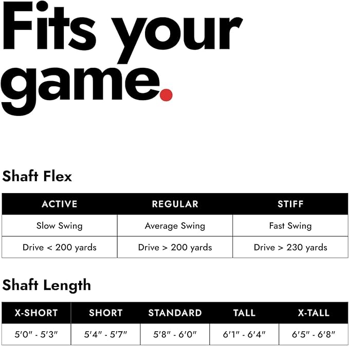 Stix Golf Club Set - Unisex - Black - 9 Set Clubs - Graphite Shafts - Premium Materials, Modern Design, Quality