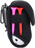 Dioche Golf Ball Waist Bag, Portable Golf Ball Bag Tool Storage Holder Golfer Mini Waist Pouch Pack with Tees Hollow Balls