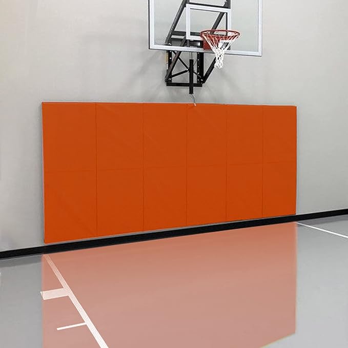 PROGOAL Gym Wall Paddings Basketball Court Wall Protection Pad - 2”Thick Foam Wall Mat Durable Protector for Wall-Mounted Basketball Hoops Garage Taekwondo（60" Lx20 W）