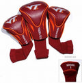 Team Golf NCAA Numbered 1, 3, & X, Fits Oversized Drivers, Utility, Rescue & Fairway Clubs, Velour Lined for Extra Club Protection