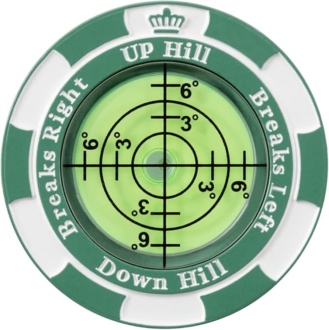 SlopeMaster ProGreen Reader - Golf Ball Marker with High Precision Green Reading Aid Golf Accessories for Men Women