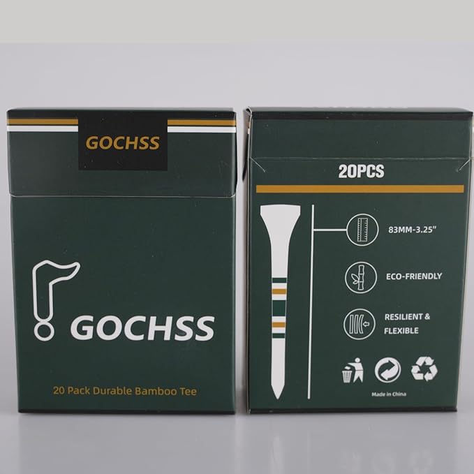 Premium Bamboo Golf Tees (83mm)
