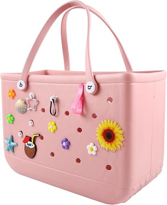 Acrylic Decoration Accessory for Bogg Bag and Simply Southern Tote,Insert Bag Charm for Beach Handbag Tote Bag