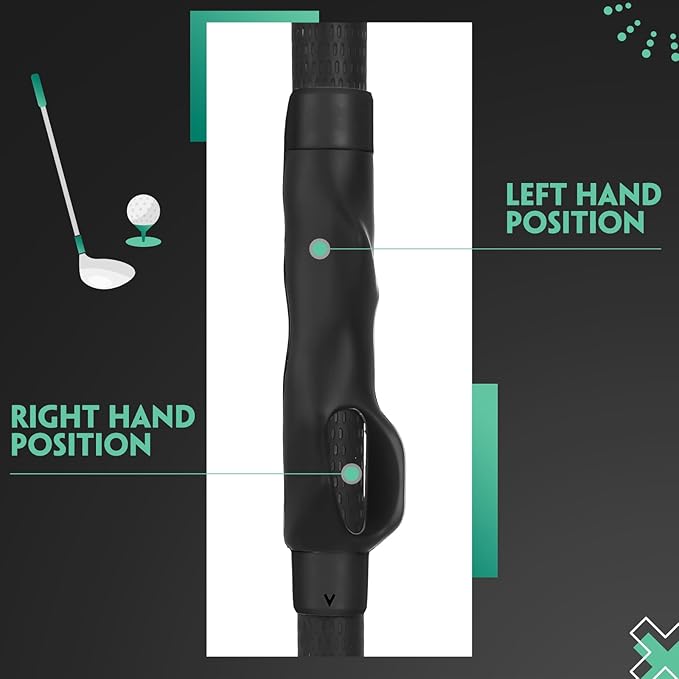 Soulchen 8 Pack Golf Grip Trainer, Golf Training Aid, Swing Trainer Club Grips Accessories for Right Handed Club Grip Equipment to Help Correct Hand Position