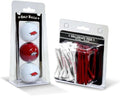 Team Golf NCAA Logo Imprinted Golf Balls (3 Count) & 2-3/4" Regulation Golf Tees (50 Count), Multi Colored