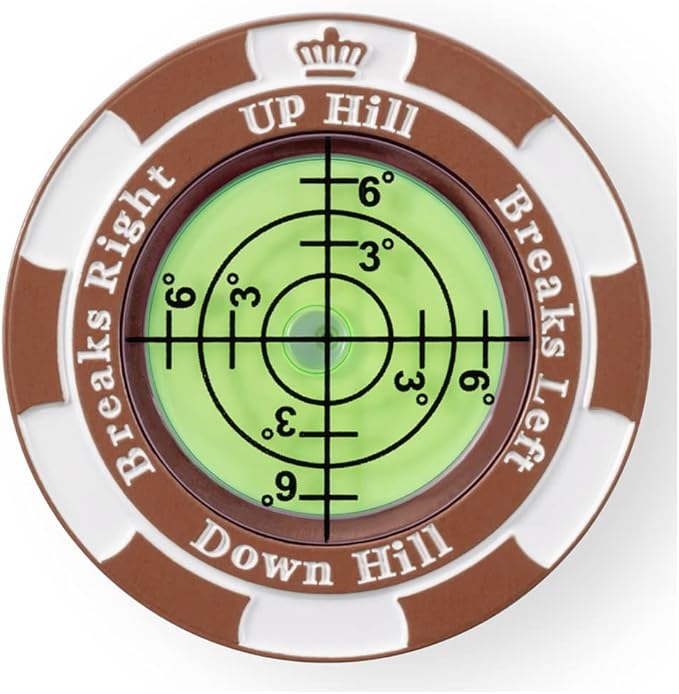 SlopeMaster ProGreen Reader - Golf Ball Marker with High Precision Green Reading Aid Golf Accessories for Men Women