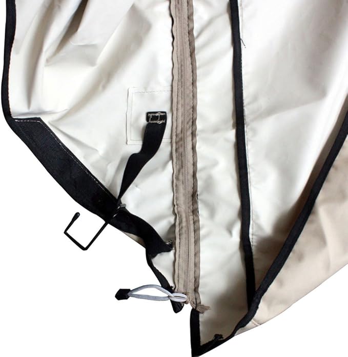 Leader Accessories Deluxe 4-Person Golf Cart Cover Storage Driving Enclosure Fit EZ Go, Club Car, Yamaha Cart