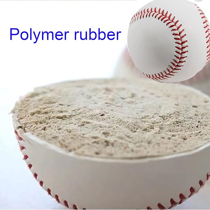 Baseball Soft Foam Blank Ball Bouncy Practice Training Tball 9 inch PU Leather Machine Pitching 8u 12u League Practice DIY Autograph Gift