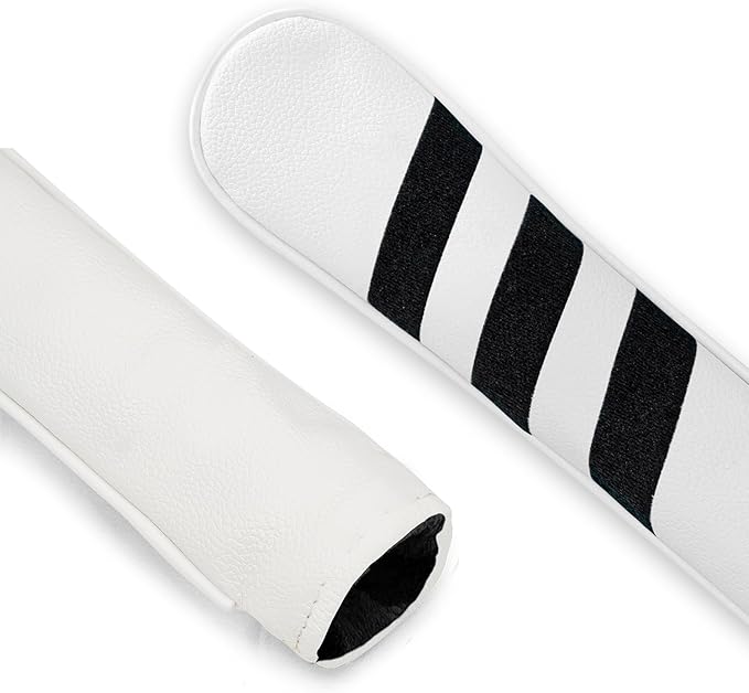 Golf Alignment Stick Cover Premium Leather Perfect Cover for Alignment Sticks Classic USA Design Alignment Sticks Holder Golf Club Protector Holds 2 Sticks.