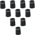 yukata Black Golf Club Ferrules 0.350inch Ring Tapered Ferrules Golf Club Parts for Most Brands of Irons and Carbon Clubs 10PCS