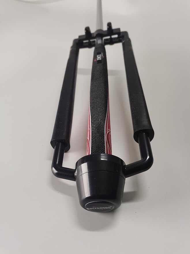 New GolferDoc Dual-Handle Golf Putter Trainer-Training Aid-Swing Path Trainer
