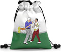 Artpreti Funny Golf Valuables Pouch,Golf Pouch Bag with Drawstrings Golf Tee Leather Tee Ball Bag for Men Women - The Price is Wrong