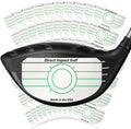 Direct Impact Golf Ultra-Thin Golf Impact Tape 200 Driver Impact Labels: Instant Feedback for Distance, Accuracy, Consistency