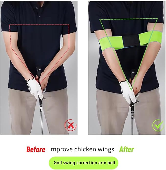 Golf Wrist Brace Golfs Training Swing Postures Correction Golfs Swings Correcting Band Adjustable Trainer Aid Correcting Strap