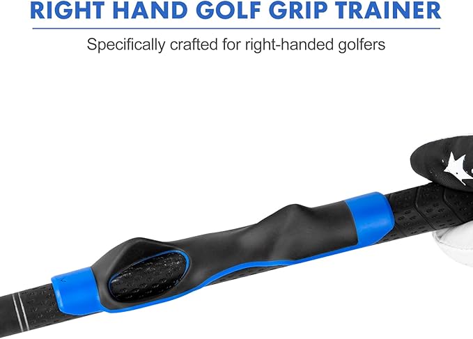 Golf Grip Trainer Golf Practice Tool, Easy To Carry to the Practice Area, Golf Swing Trainer Ensure the Right Grip Every Time, Golf Grip Training Aid, Golf Accessories Improve Your Swing Rhythm