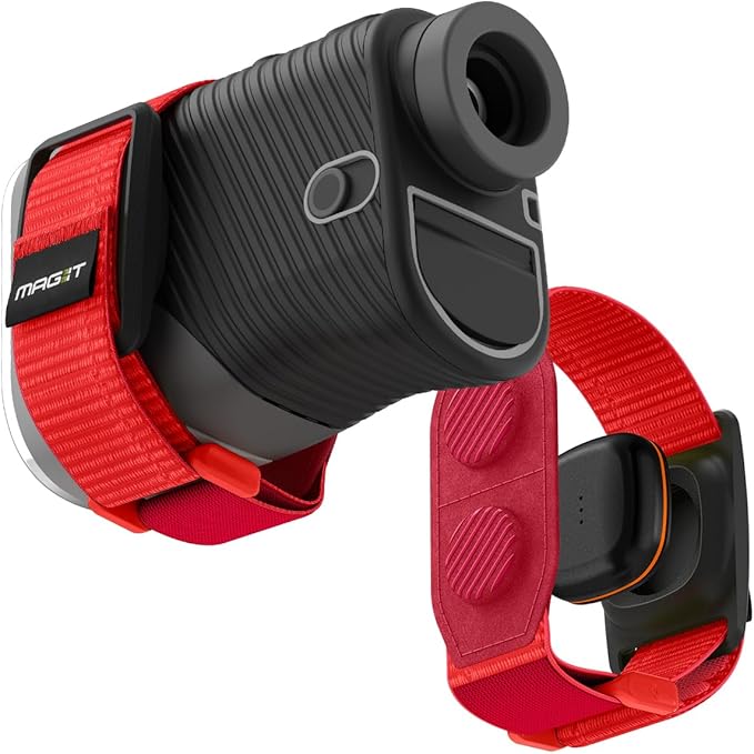Spigen MAG-iT Magnetic Golf Rangefinder Strap Designed for AirTag/TagMe Tracker and GPS for Golf Cart