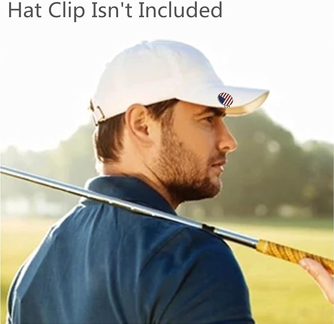 FINGER TEN Golf Ball Marker with Hat Clip Markers Assorted Patterns Value Gift Set Mark Golf Divot Tool Accessories for Men Women Kids