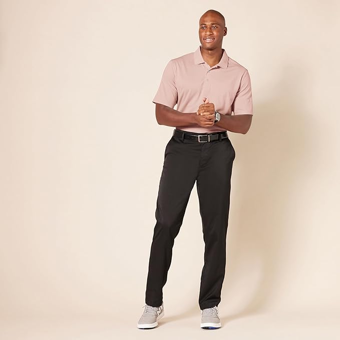 Amazon Essentials Mens Golf Polo Shirt, Moisture-Wicking Quick Dry, Short Sleeve