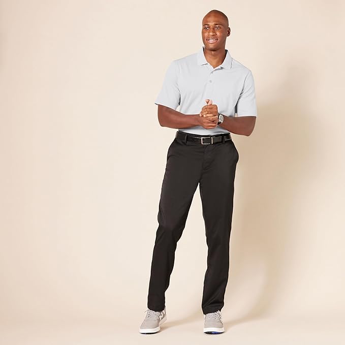 Amazon Essentials Mens Golf Polo Shirt, Moisture-Wicking Quick Dry, Short Sleeve