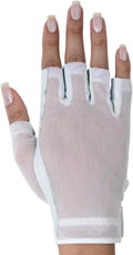 Solar Tan Women’s Half Golf Glove | SPF 10 UV-Filter Fabric, Breathable Cooling Fingerless Design for Even Tan