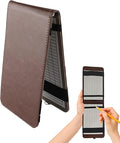 Leather Golf Scorecard Holder,Score Card Holder Golf,Yardage Book Cover,Golf Scorecard Book