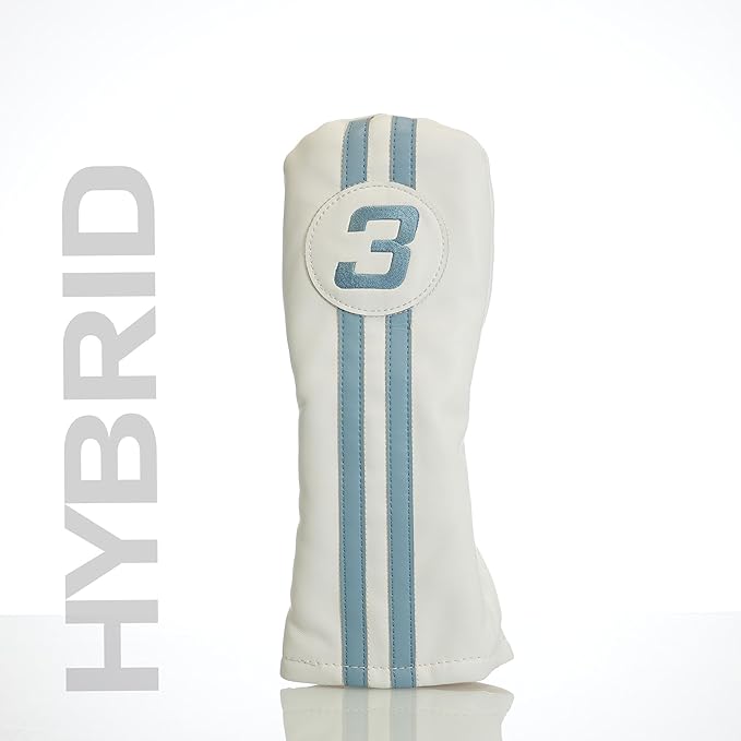 Single Headcover, Easy Slip-On Easy-Off Golf Club Head Cover, Fleece Lined Interior, Water Resistant and Durable Shell, Individual Retail Pack