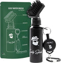 Caddy Splash Golf Club Brush Cleaner with Water - Heavy Duty Retractable Clip- Squeeze Bottle for Easy Cleaning with Nylon Bristles- Holds 4 Oz Water - Golf Accessories for Men- USA Company