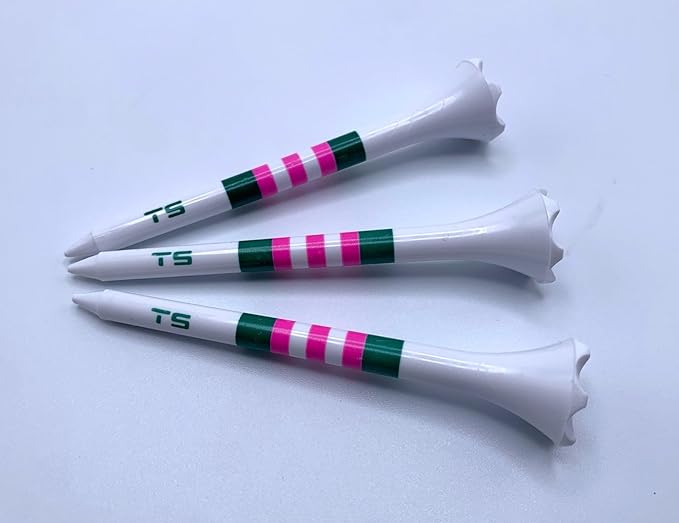 TRUESTRIKE Premium USA Golf Tees – 100-Pack Durable 3¼" / 2¾" Plastic Tees – Made in USA – Perfect Holiday Golf Gift
