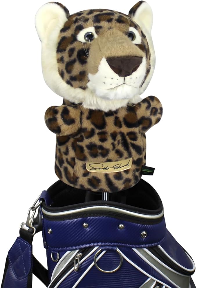 Scott Edward Golf Club Cover Fit Well for Driver or Fairway Wood Golf Club, Funny Cute Animal Design Soft Functional Golf Headcover Stylish Protection for Your Clubs for Men and Women