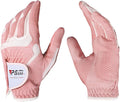 PGM Women's Golf Glove One Pair (4 Color Options), Improved Grip System, Cool and Comfortable