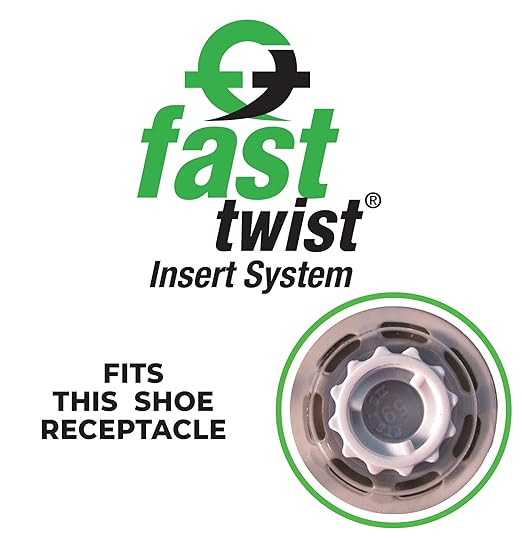 SOFTSPIKES Unisex Adult Fast Twist Replacement Spikes And Tools, Black, Clamshell US