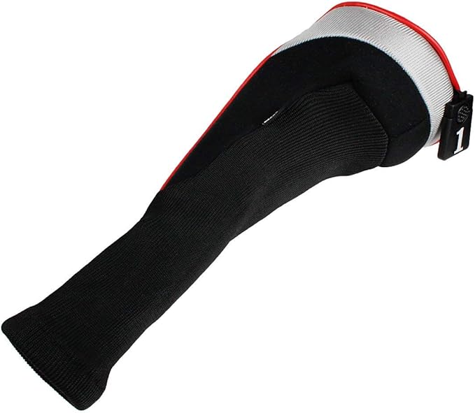 Andux 5pcs/Set Mesh Golf 460cc Driver Fairway Wood Club Head Covers Long Neck with No. Tags