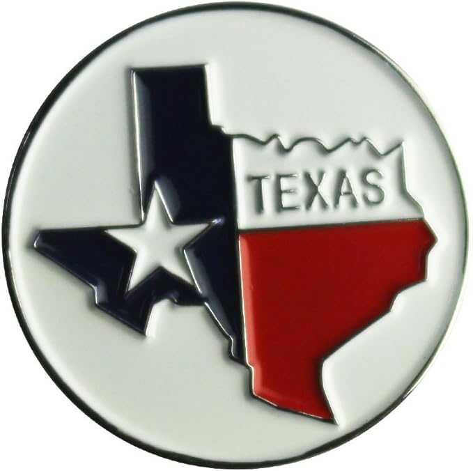 Lot of 10 Golf Ball Markers Assorted Patterns - Soft Enamel Technique